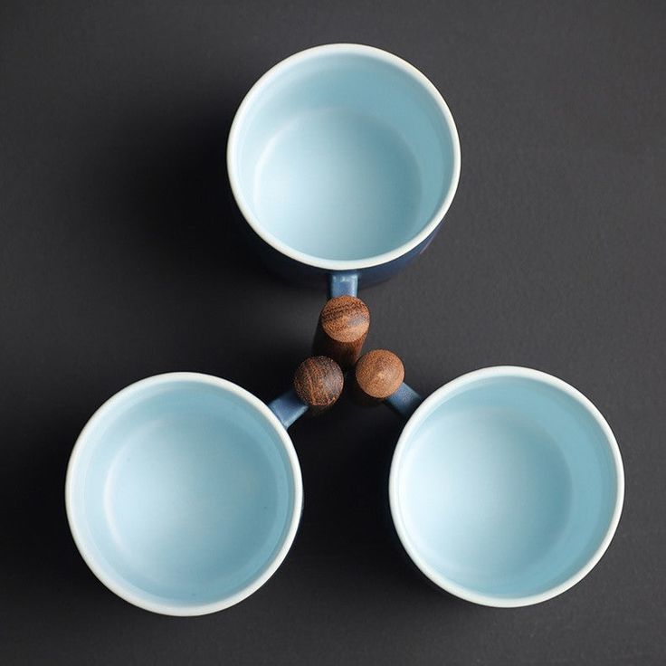 Porcelænsbechersæt - Stilfuld nydelse, 6 dele, 70ml