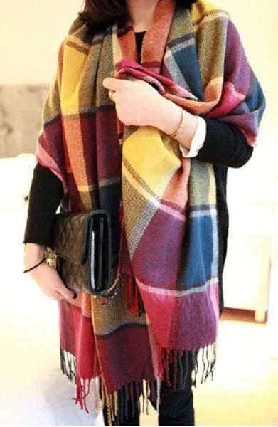 Elegant Cashmere Tørklæde - Varmt og Stilfuldt til Alle Sæsoner