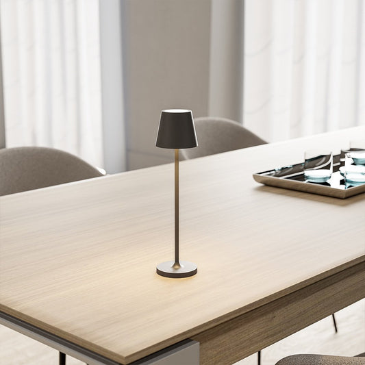 Stilfull LED-lampa med Pekskärm och Lång Batteritid