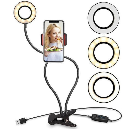 Flexibel Telefonringlampa med Justerbar Storlek
