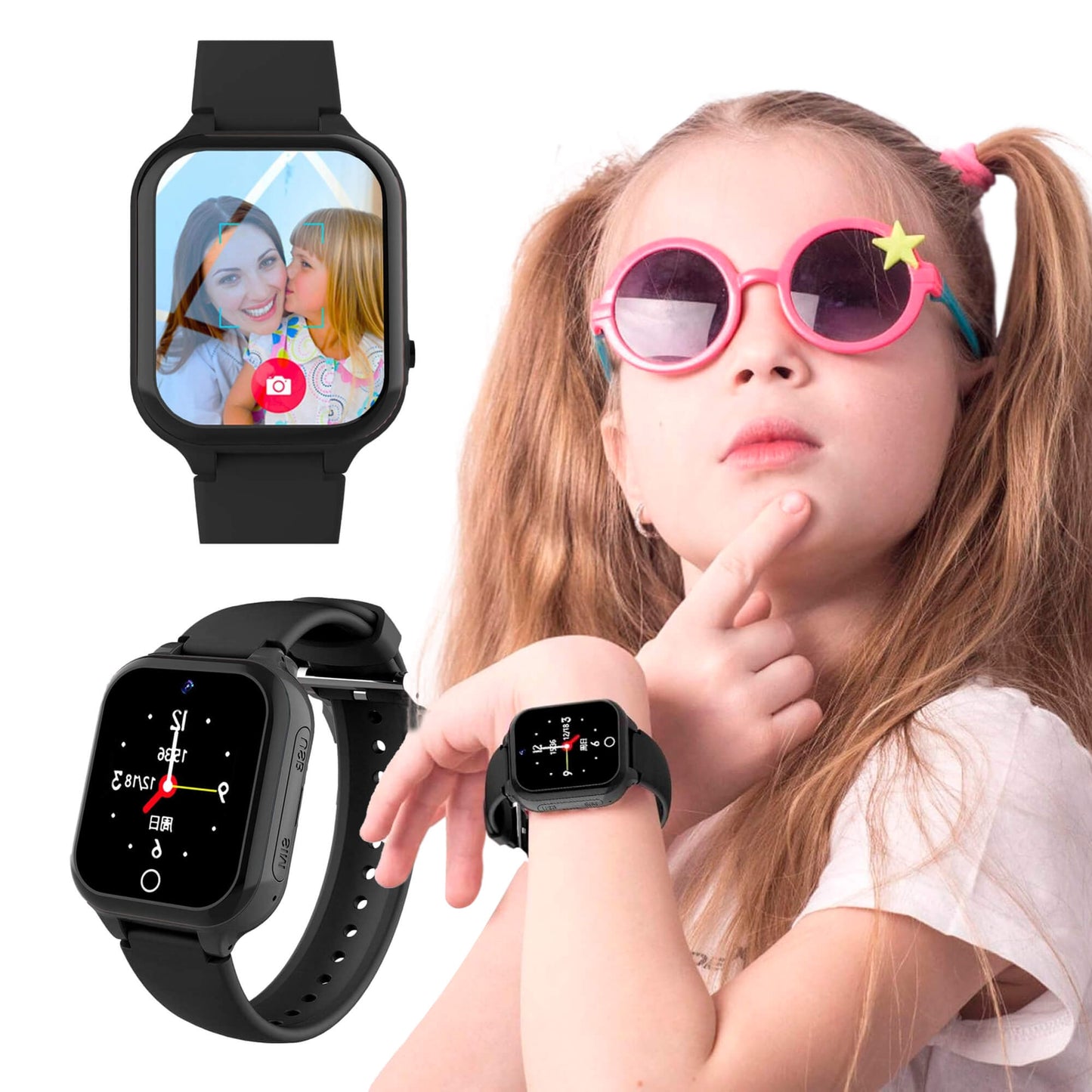 GPS Smartwatch för barn med säkerhet och tvåvägskommunikation