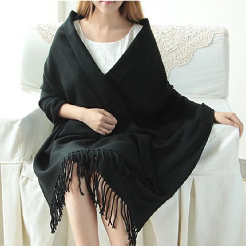 Elegant Cashmere Tørklæde - Varmt og Stilfuldt til Alle Sæsoner