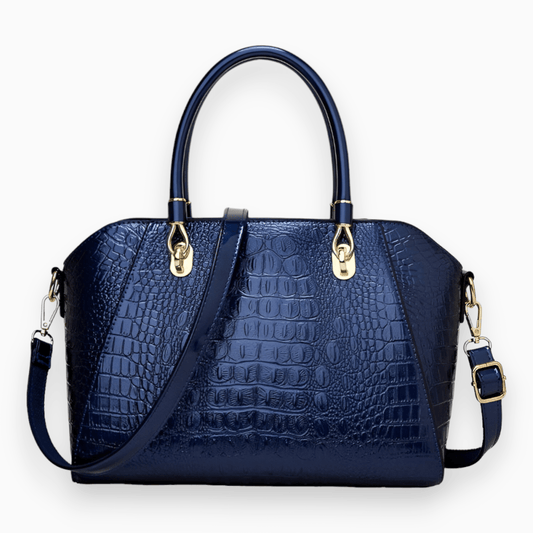 Elegant toteväska för kvinnor – Azure Blue