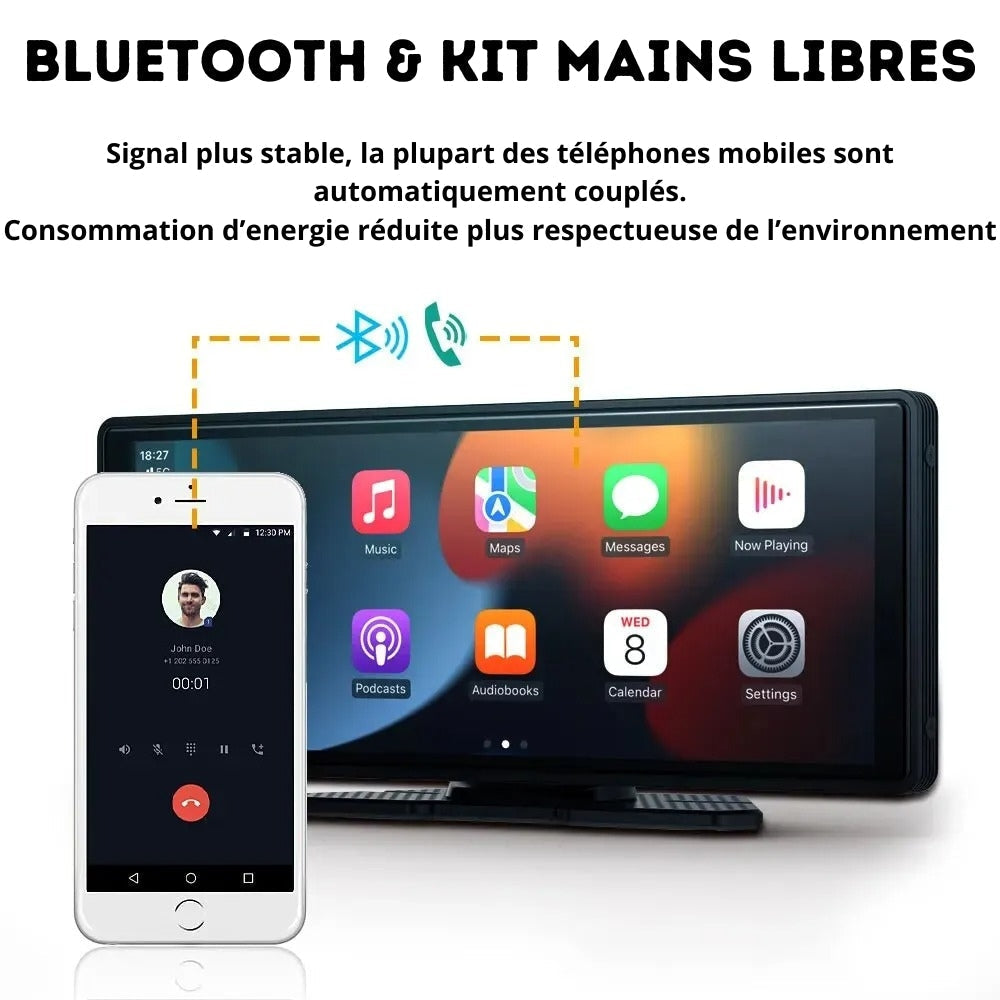 Smart Bilholder med Carplay – Universel Kompatibilitet