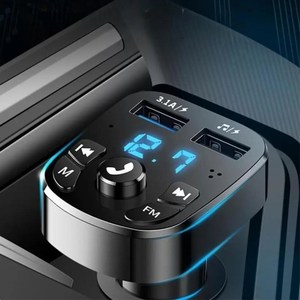 Bluetooth-biladapter för laddning och musikströmning