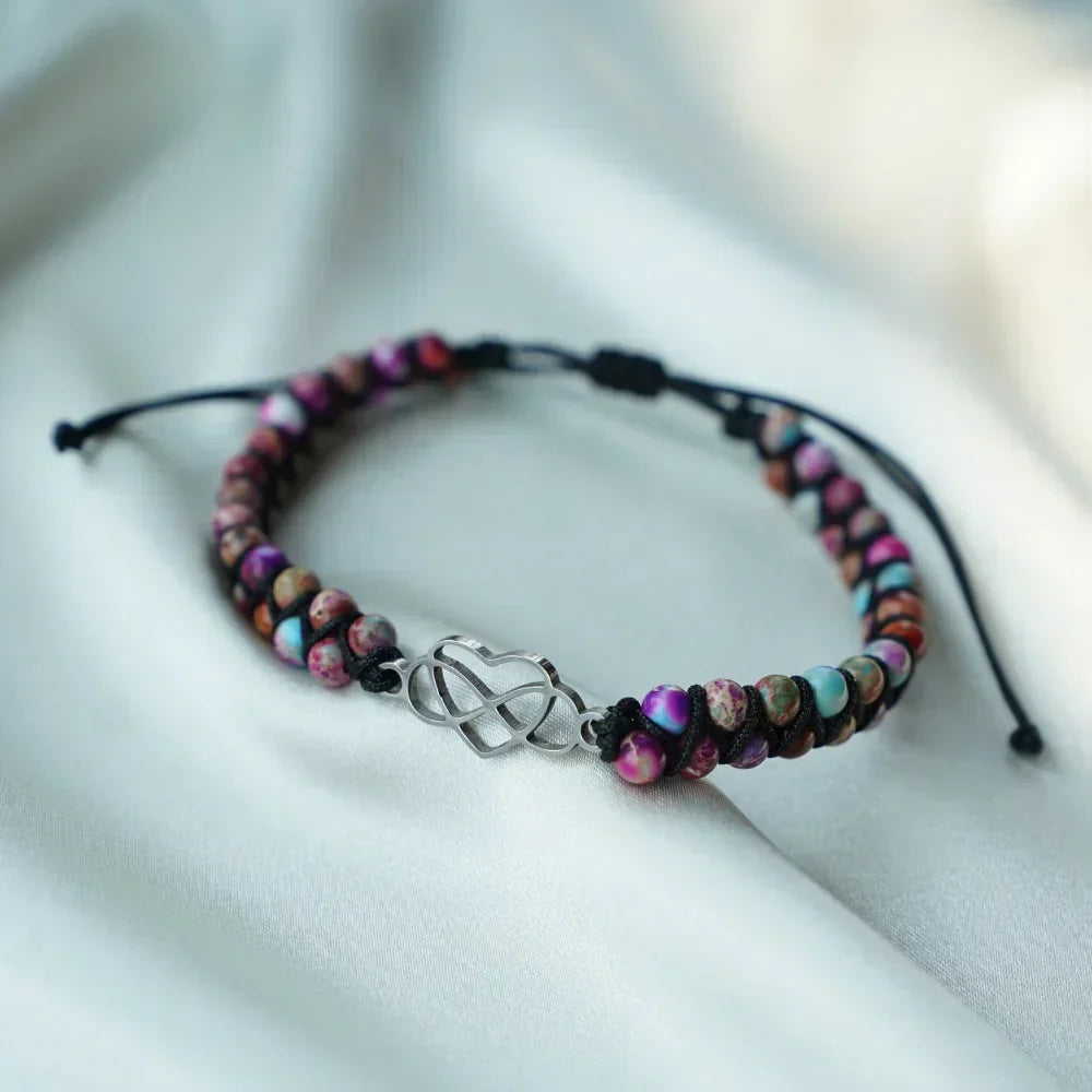 Halsband till dotter – Evig kärlek – Svart design med zirkonia