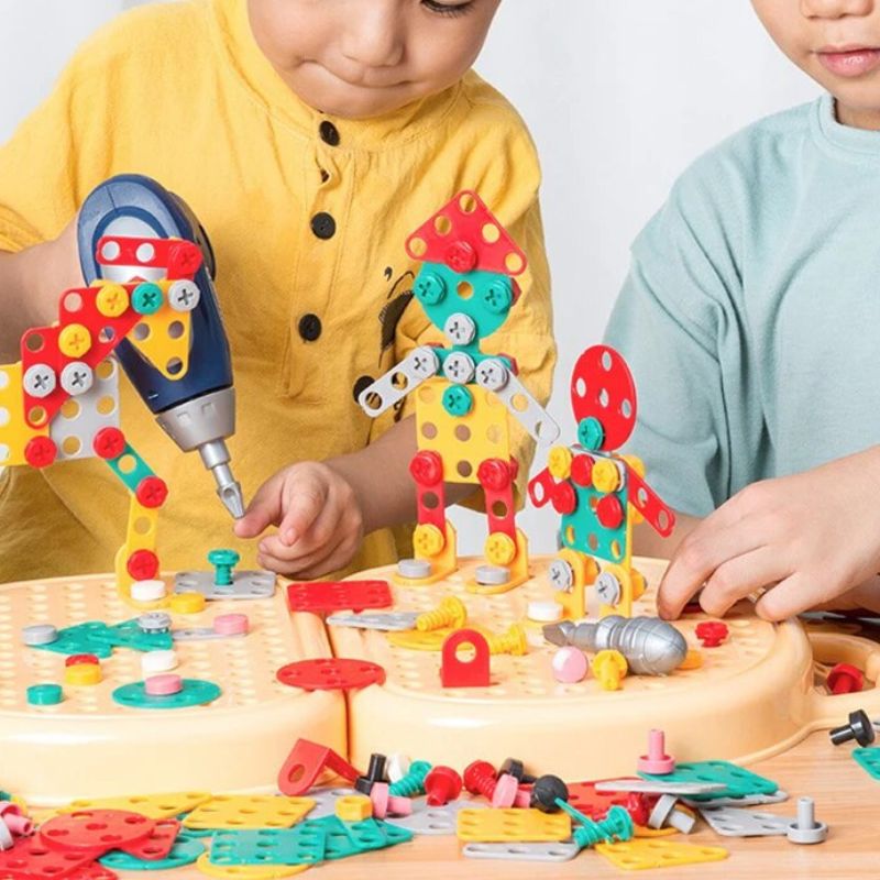 Bärbar verktygslåda för barn - BuildiBox