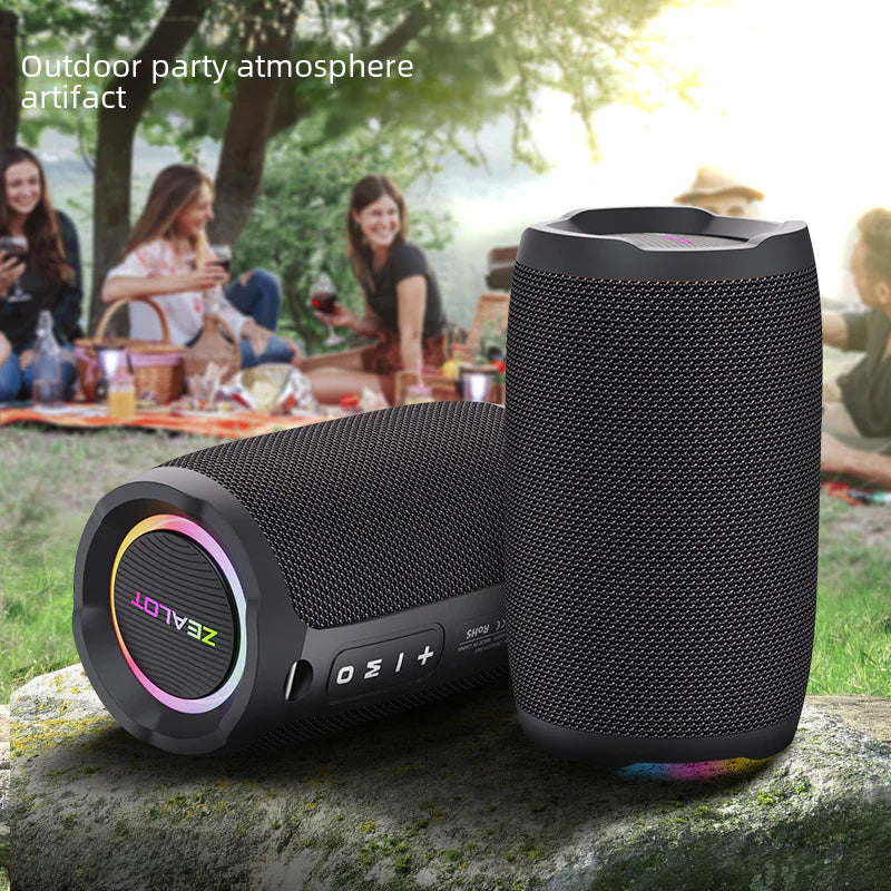 S49 Trådlös Bluetooth-högtalare – Kraftfullt Ljud, Vattentät, 8 Timmar Speltid, Kompakt & Bärbar