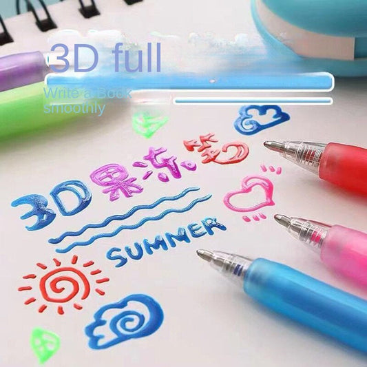 Färgglada 3D-ritpennor för kreativ design