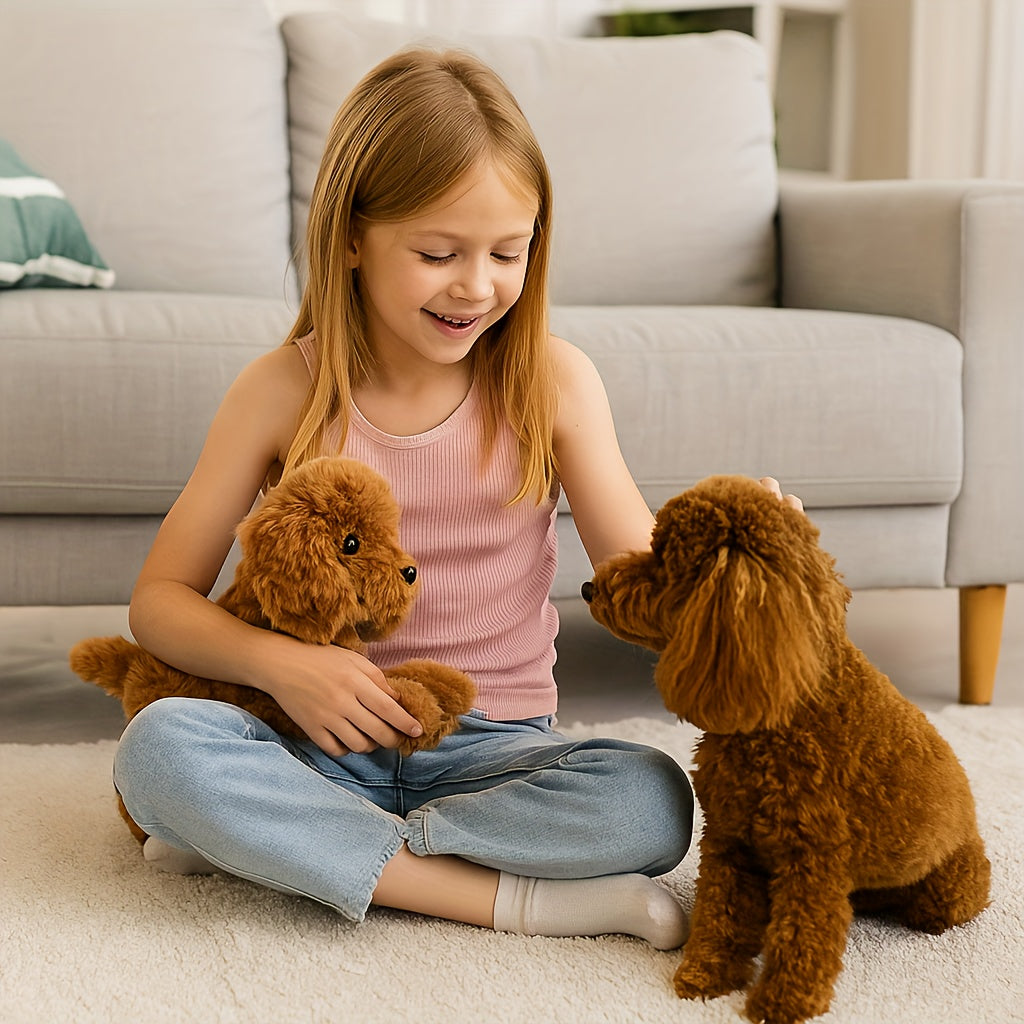 Krammevenlig blød hundelegetøj, teddy hundevalp