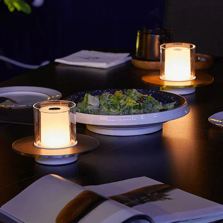 GlowLuxe LED Bordlampe – Elegant Lampe til Stemningsbelysning