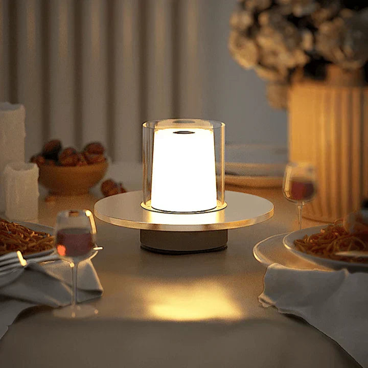 GlowLuxe LED Bordlampe – Elegant Lampe til Stemningsbelysning