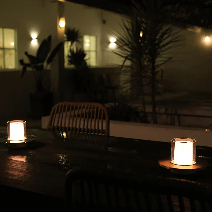 GlowLuxe LED Bordlampe – Elegant Lampe til Stemningsbelysning