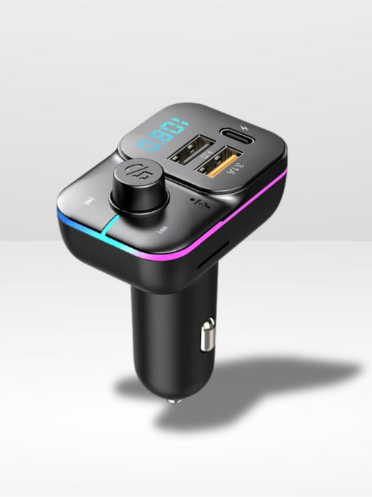 Bluetooth bilstereo med LED-skärm och USB-spelare