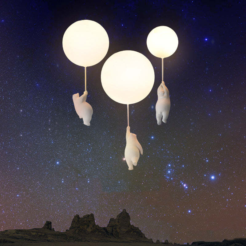 Moderne LED-plafondlampe med ballon-design - Stilfuld belysning