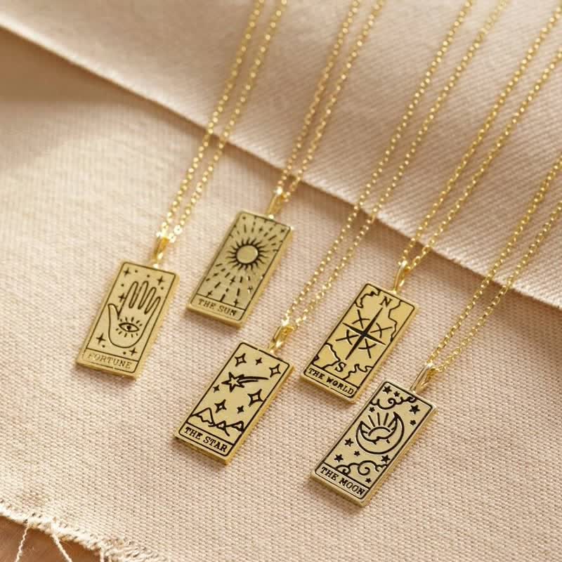 Vintage Tarot Kort Pendant – Lykkeamulet