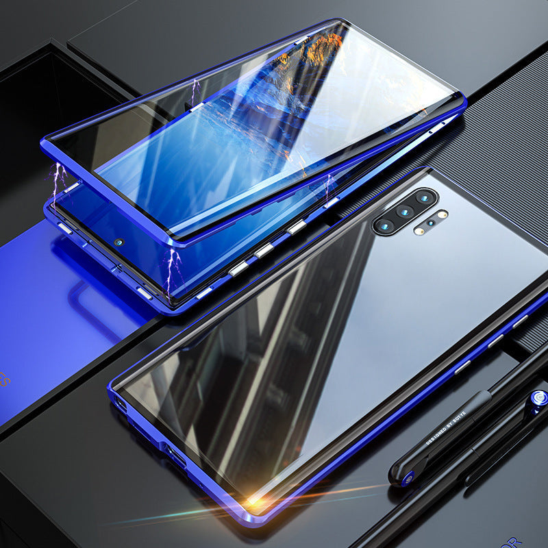 Härdat Glas Dubbelsidigt Telefonfodral för Samsung