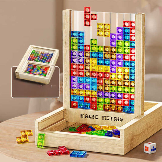Træ Tetris Puslespil - Standard Model