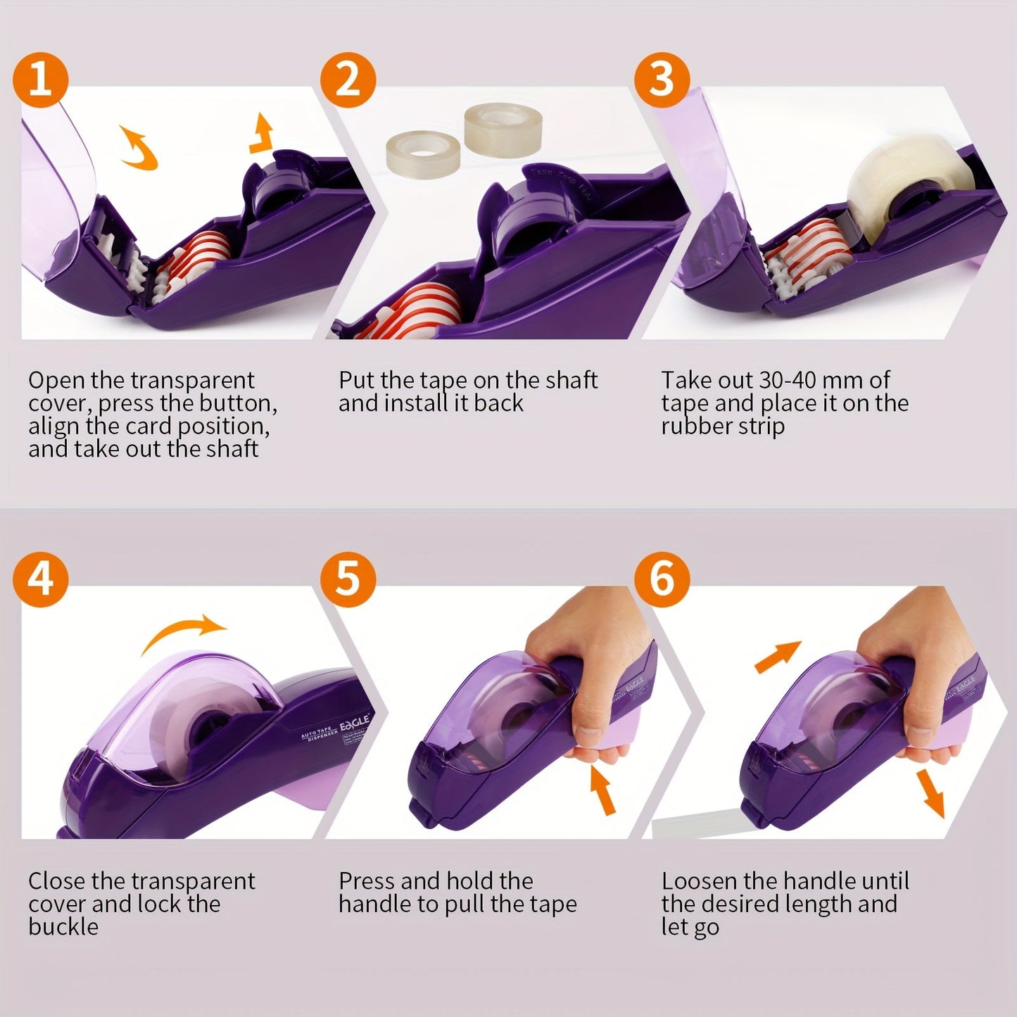 QuickSeal Tape Dispenser – Hurtig En-Hånds Påføring