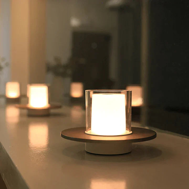 GlowLuxe LED Bordlampe – Elegant Lampe til Stemningsbelysning