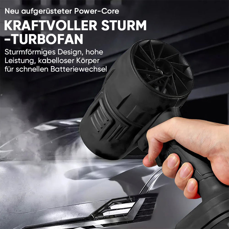Håndholdt blæser med turboteknologi – kraftfuld ydeevne