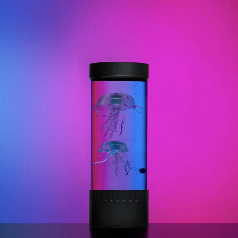 Beroligende LED Lampe med Fjernbetjening og Vandmandseffekt