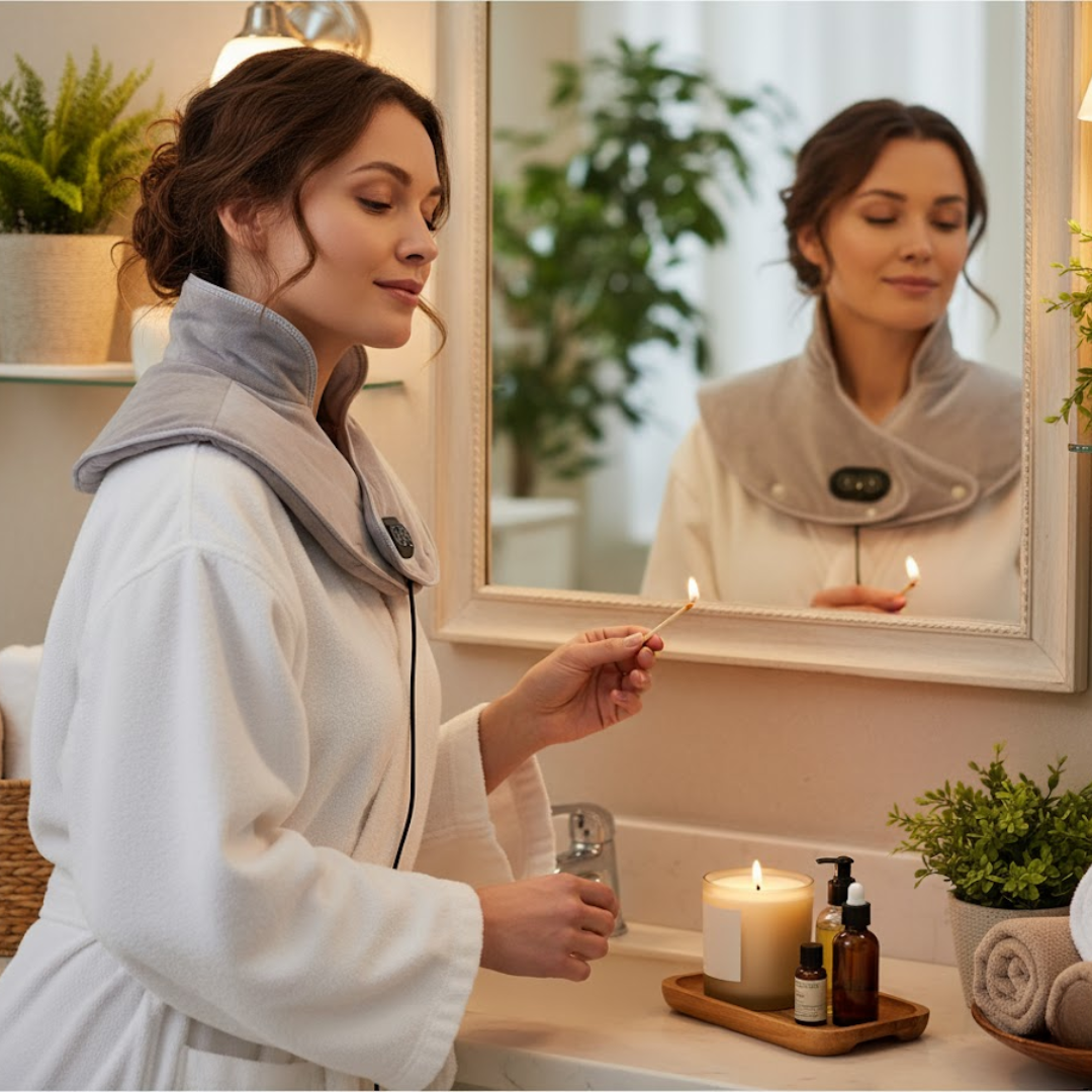 ThermoEase | Värmebehandling för Nacke och Axlar – Snabb Smärtlindring