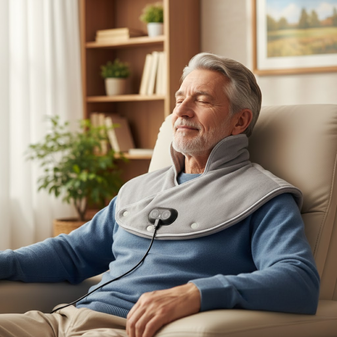 ThermoEase | Värmebehandling för Nacke och Axlar – Snabb Smärtlindring