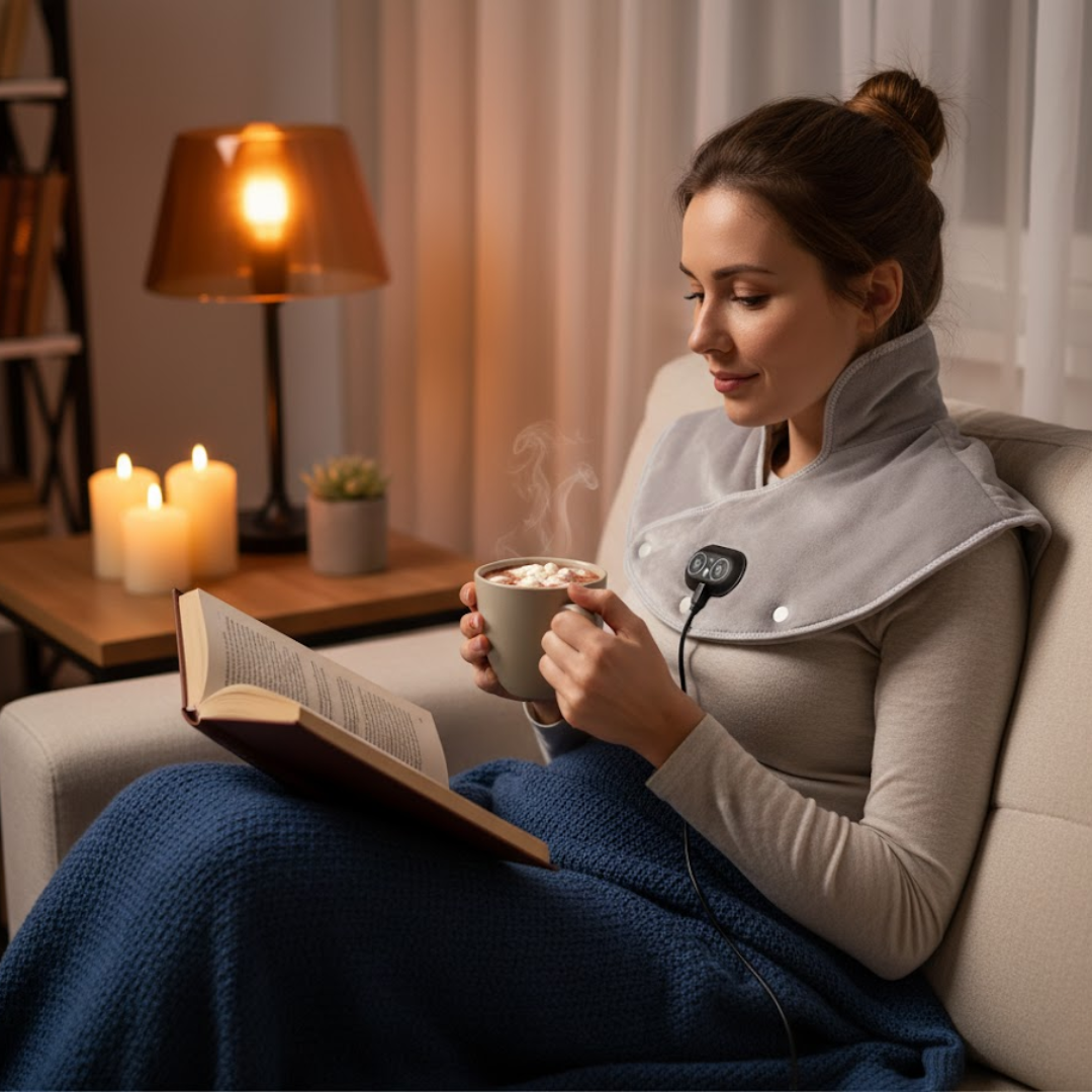 ThermoEase | Värmebehandling för Nacke och Axlar – Snabb Smärtlindring