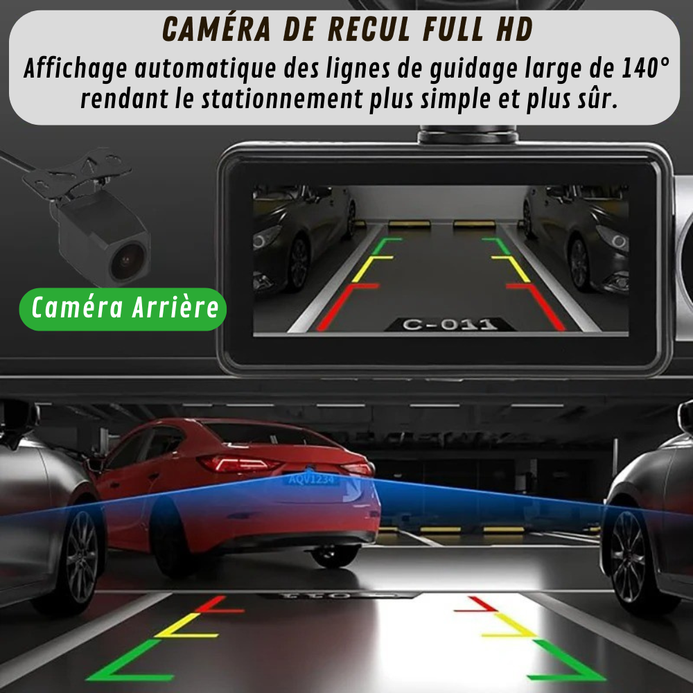 Ultra HD Bilkamera med Kontinuerlig Optagelse