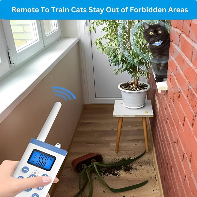 Katte Chokhalsbånd med Fjernbetjening til Effektiv Miau Kontrol