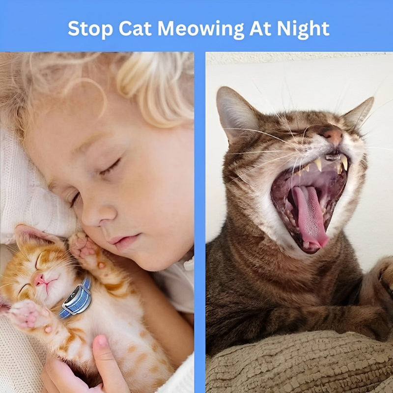 Katte Chokhalsbånd med Fjernbetjening til Effektiv Miau Kontrol