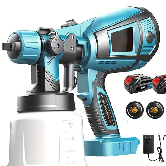 SmartSpray Färgspruta – Trådlös med 2 Batterier och 1000 ml Behållare