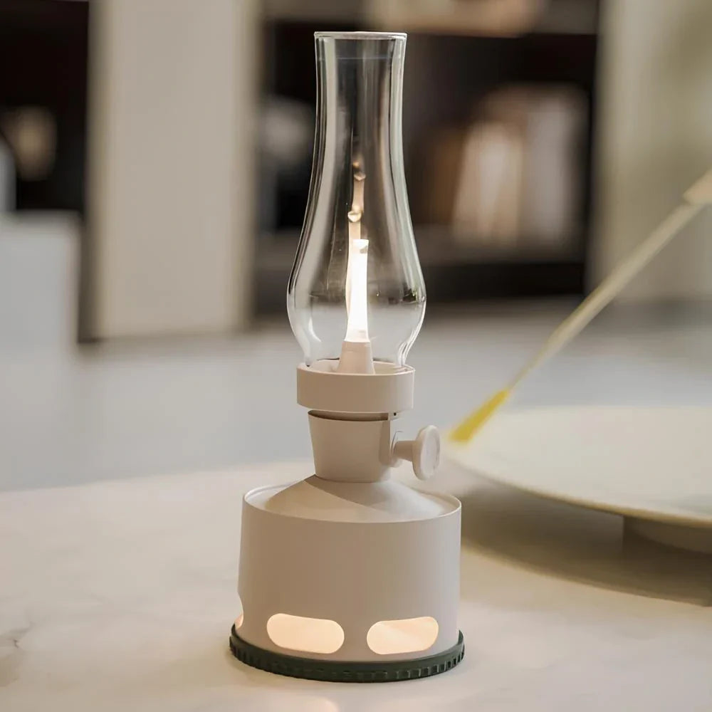 Elegant LED-lykta i vintagestil med långvarig belysning