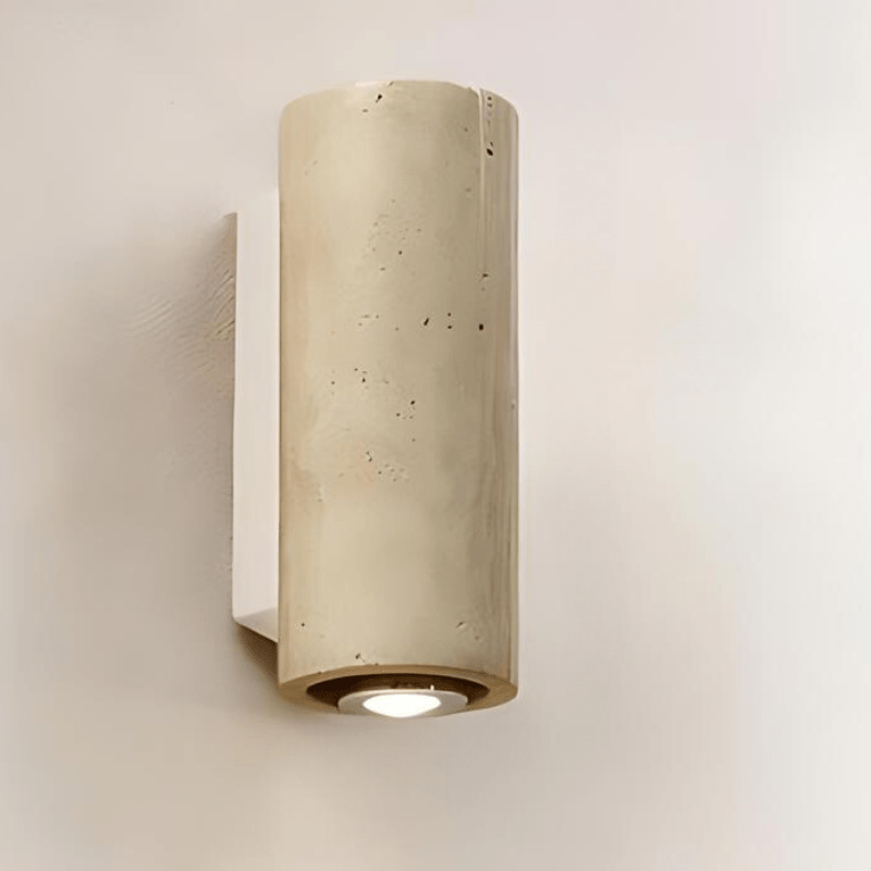 Travertin LED-væglampe – Energibesparende og Stilfuld