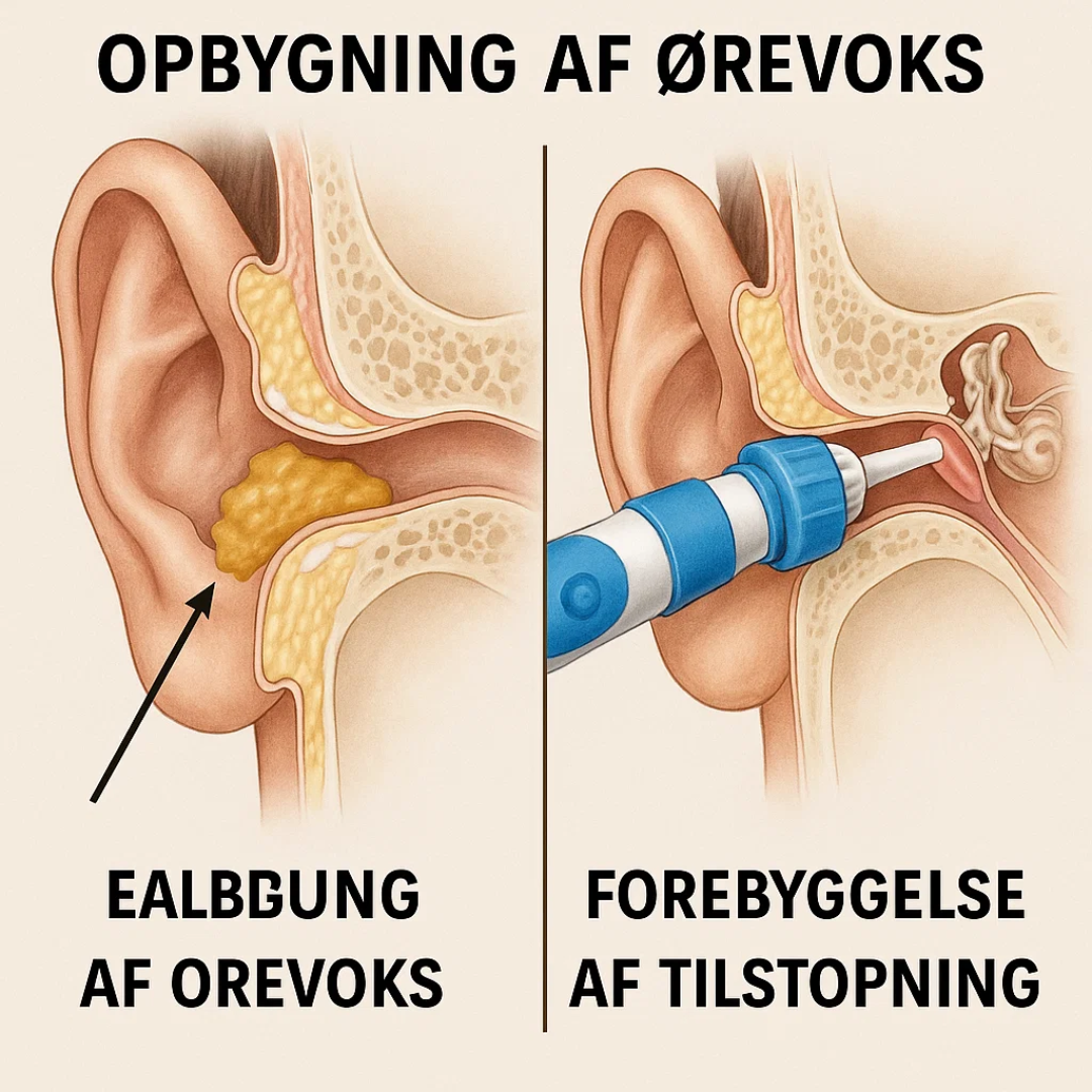 Ørerenser med Sugefunktion til Blid Fjernelse af Cerumen