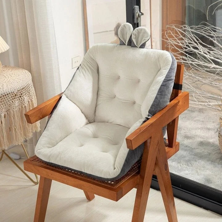 Ergonomisk Velour Stolepude for Optimal Komfort