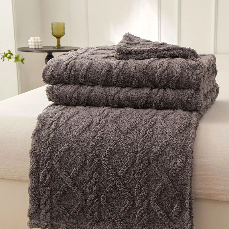 Luksuriøs Rejsedecke i Fleece for Maksimal Komfort og Varme