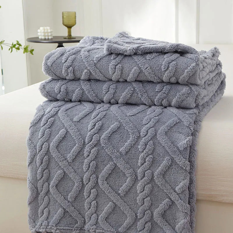Luksuriøs Rejsedecke i Fleece for Maksimal Komfort og Varme