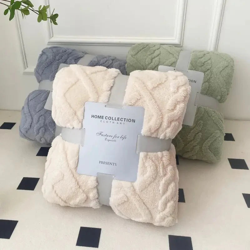 Luksuriøs Rejsedecke i Fleece for Maksimal Komfort og Varme