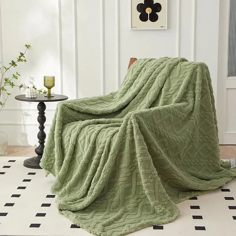 Luksuriøs Rejsedecke i Fleece for Maksimal Komfort og Varme