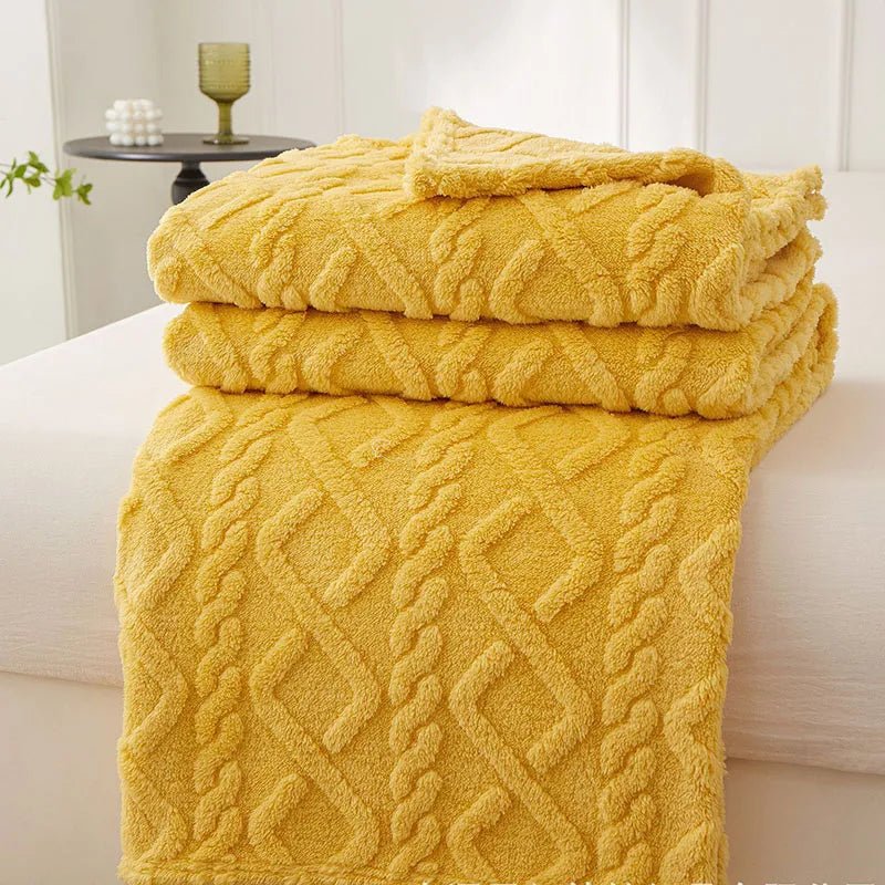 Luksuriøs Rejsedecke i Fleece for Maksimal Komfort og Varme