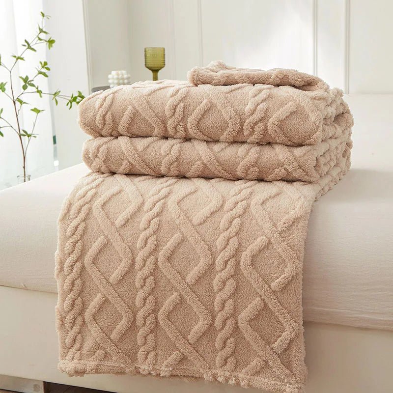 Luksuriøs Rejsedecke i Fleece for Maksimal Komfort og Varme
