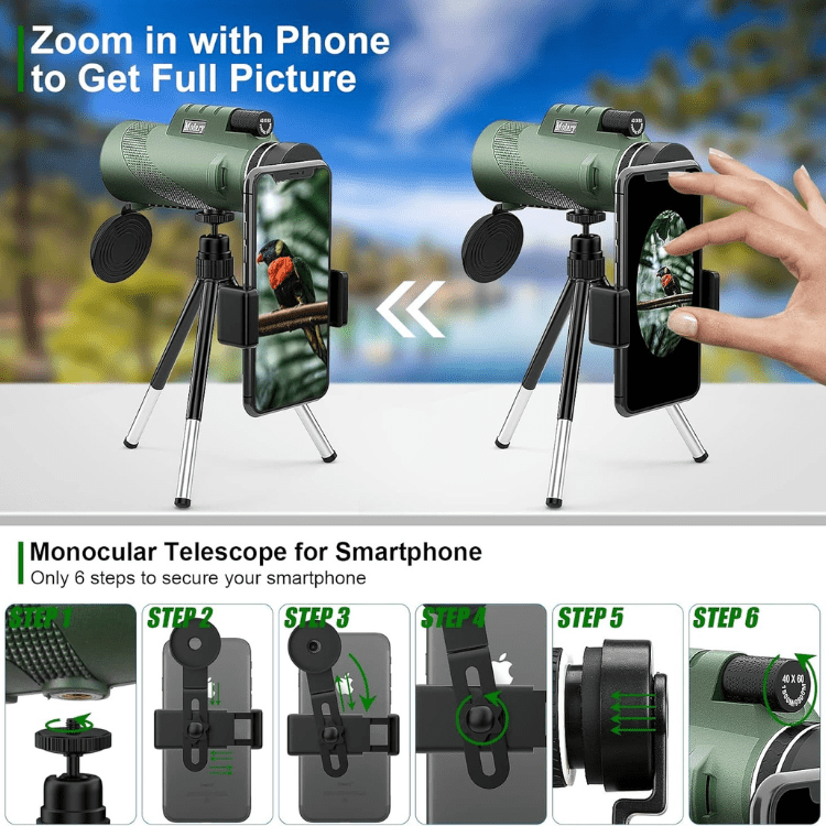 600x Ultra-Zoom Kikkert i Kompakt Design