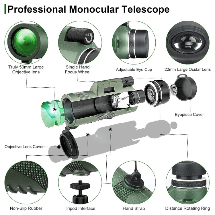 600x Ultra-Zoom Kikkert i Kompakt Design