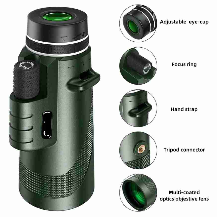 600x Ultra-Zoom Kikkert i Kompakt Design