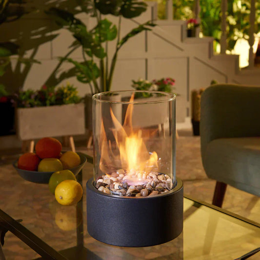 Bordpejs i Glas med Røgfri Etanol til Indendørs Hygge
