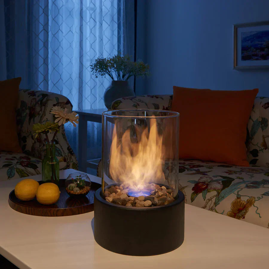 Bordpejs i Glas med Røgfri Etanol til Indendørs Hygge
