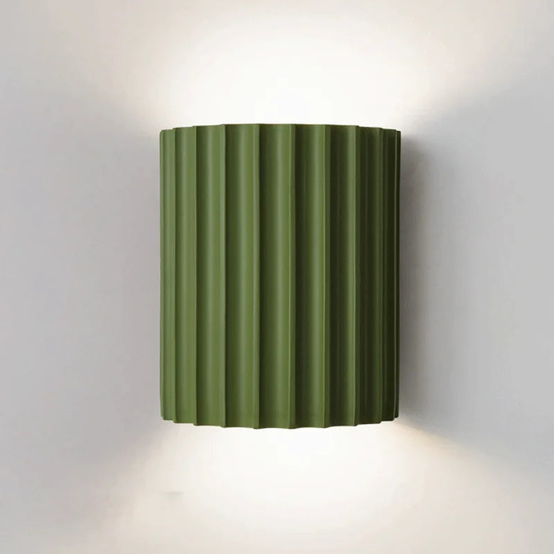 Elegant Væglampe i Harpiks med Blødt LED Lys til Hjemmet