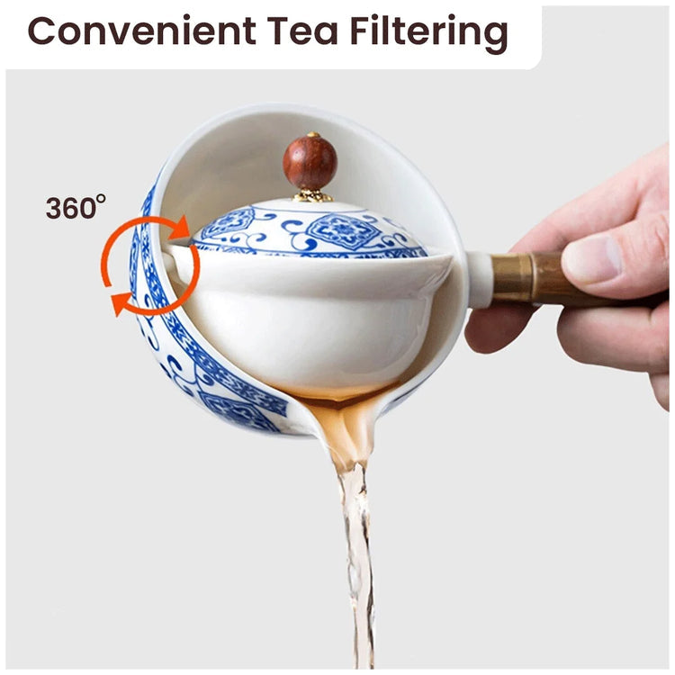Gongfu teservis i porslin – tidlös elegans, perfekt för te